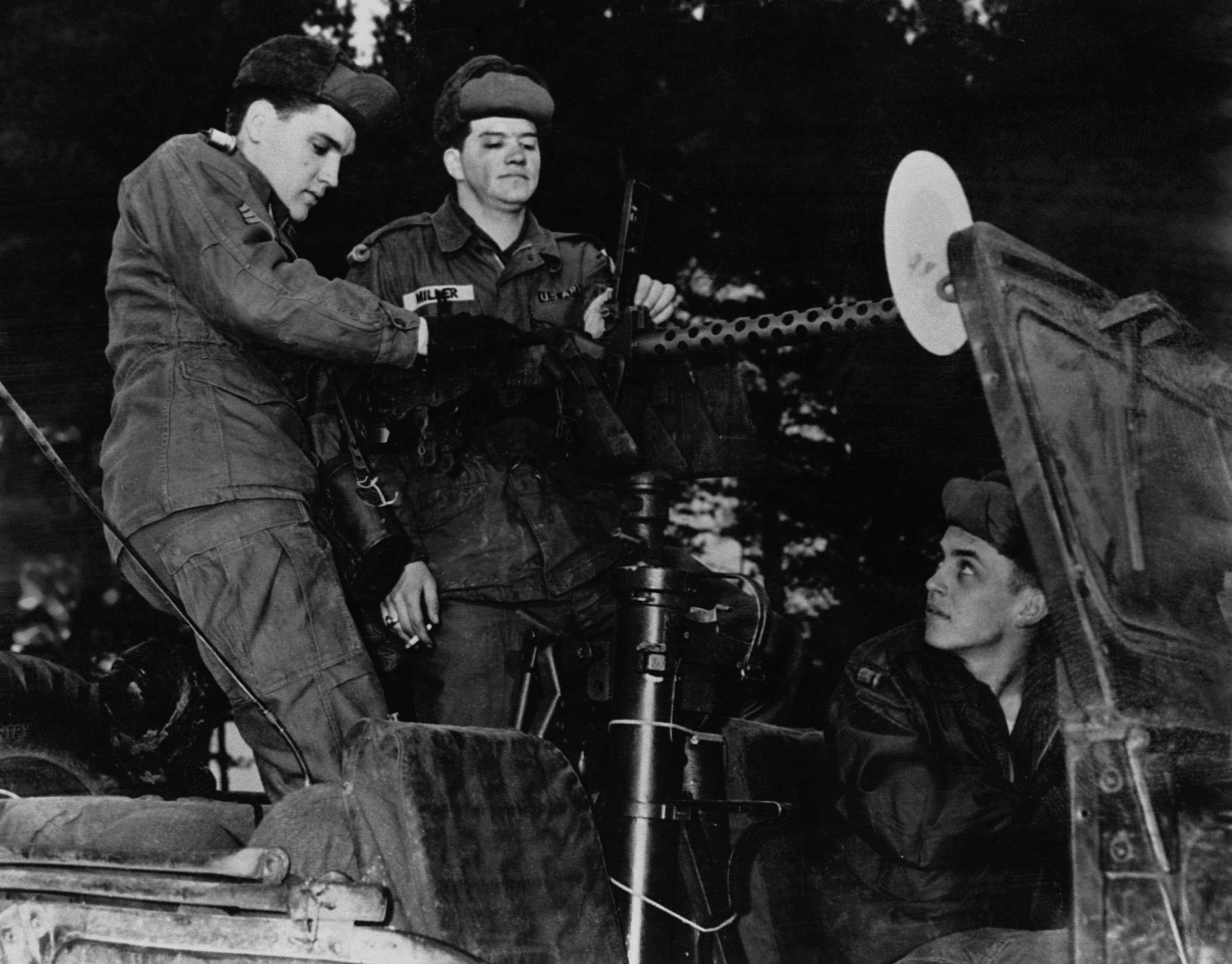 Elvis Serving in the American Armed Forces (Photo by © CORBIS/Corbis via Getty Images)