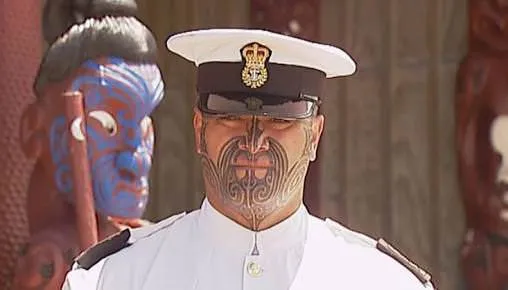 Navy welcomes first sailor with moko.