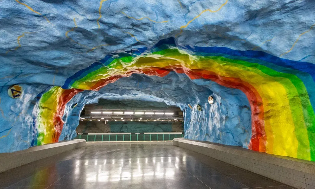 The Stockholm metro is the coolest system I've seen