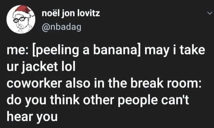 banana jacket joke