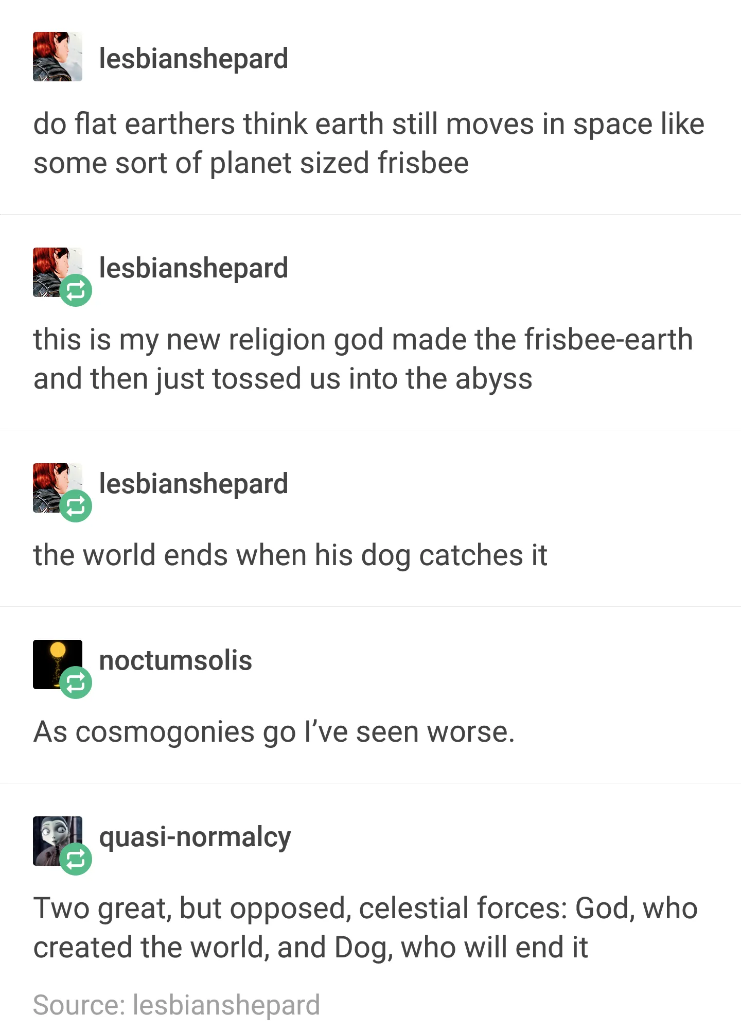 earth frisbee religion idea