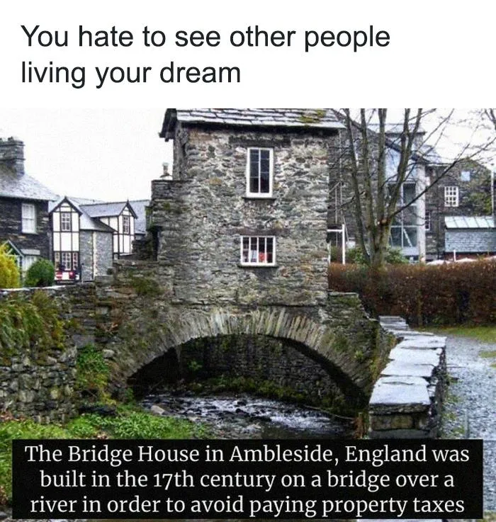 image of a house built over a river