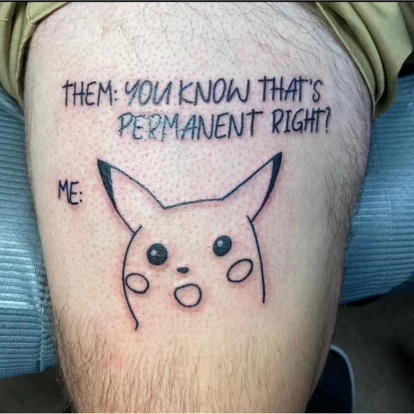 funny tattoo, close enough meme - Dump A Day | Deze man