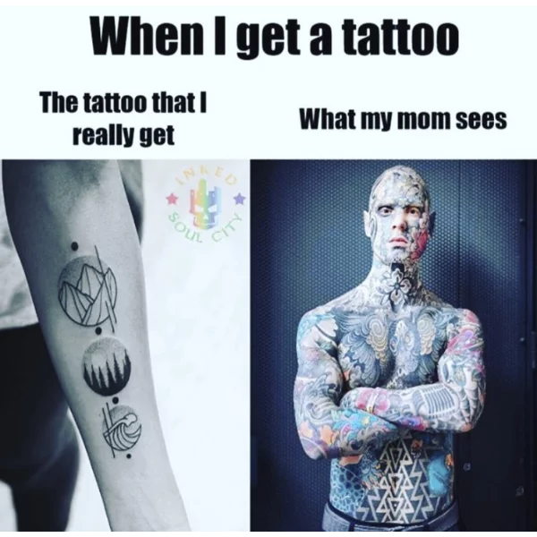 25+ Tattoo Memes That Every Inked Person Will Relate To | DeMilked