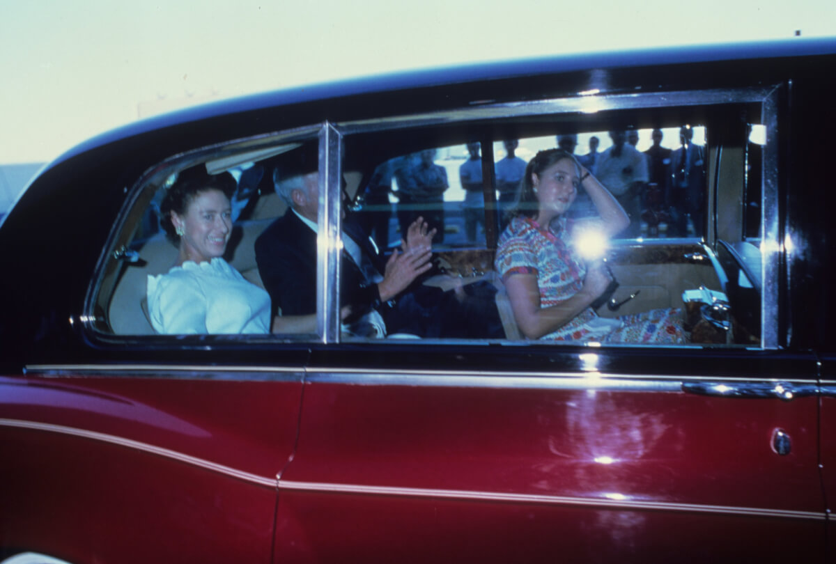 Princess Margaret Rides In Car