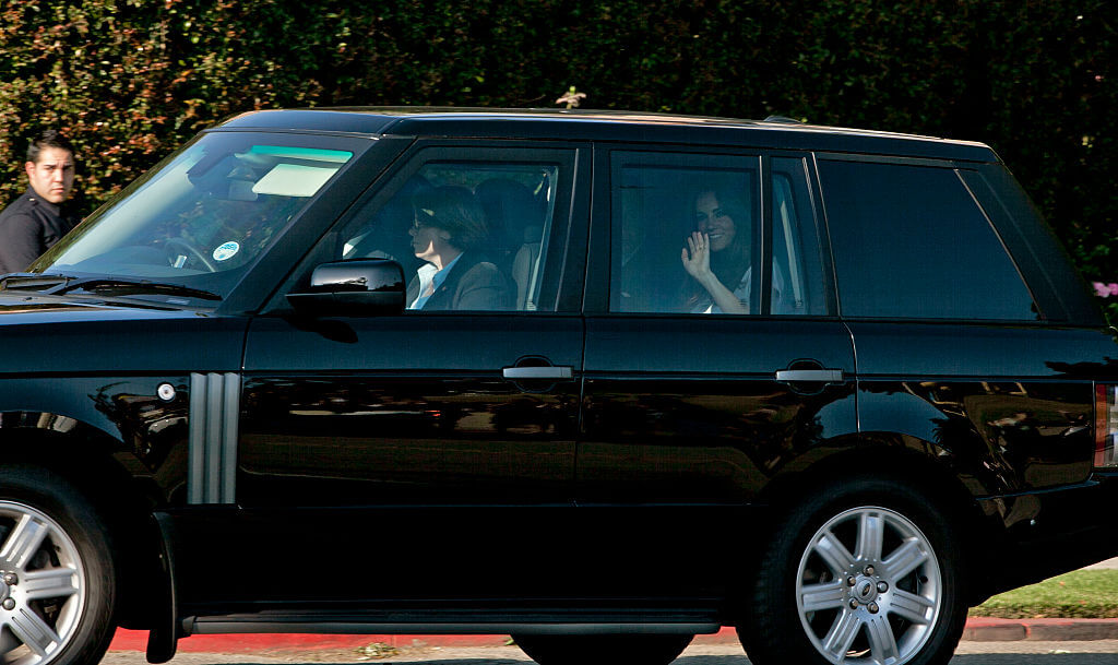 Will and Kate Range Rover