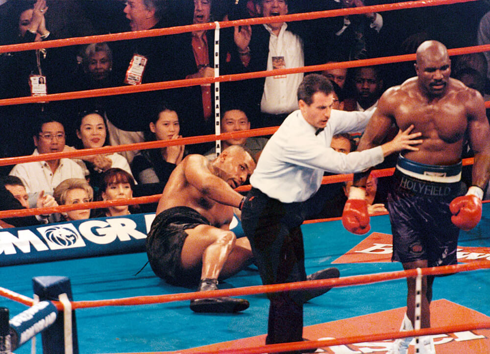 Evander Holyfield v Mike Tyson Evander Holyfield v Mike Tyson