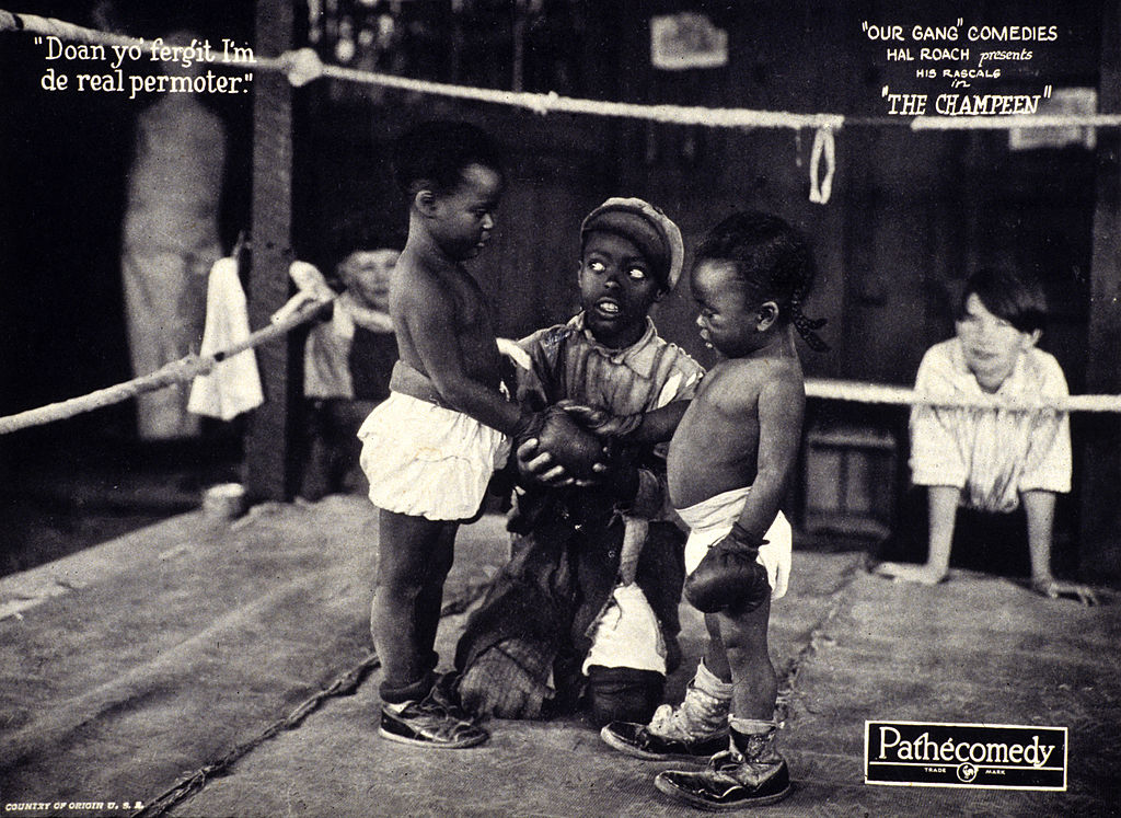 ernie morrison starring in a lobby card card for the movie the champeen