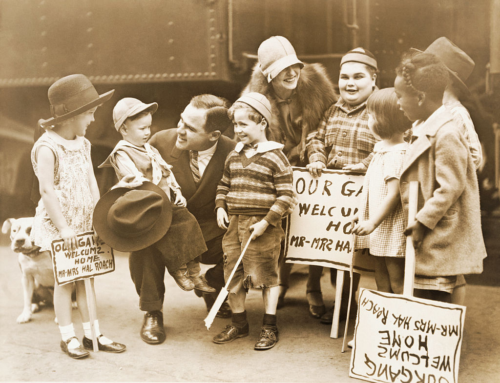 the little rascals greeting their boss the little rascals greeting their boss hal roach in los angeles
