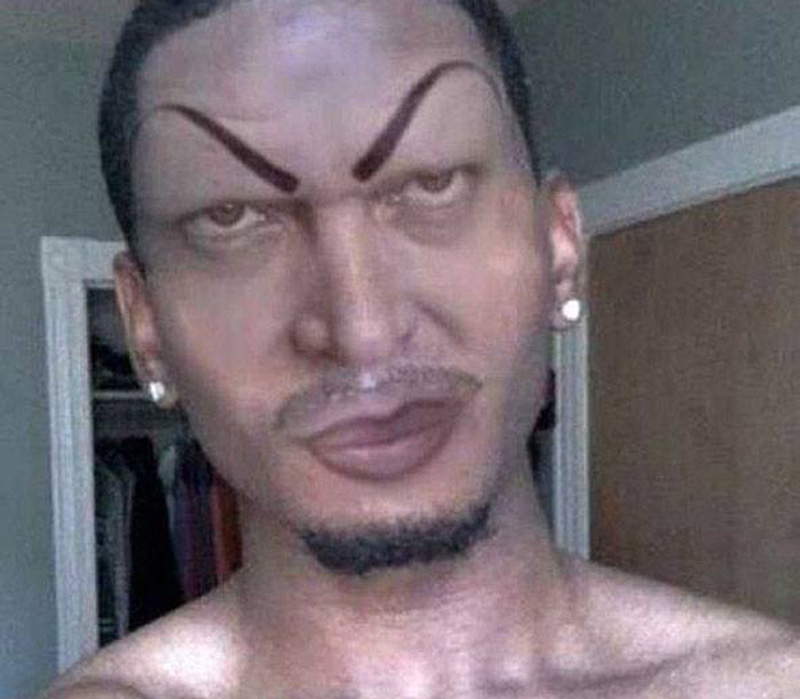 bad eyebrows 29 a man with evil eyebrows
