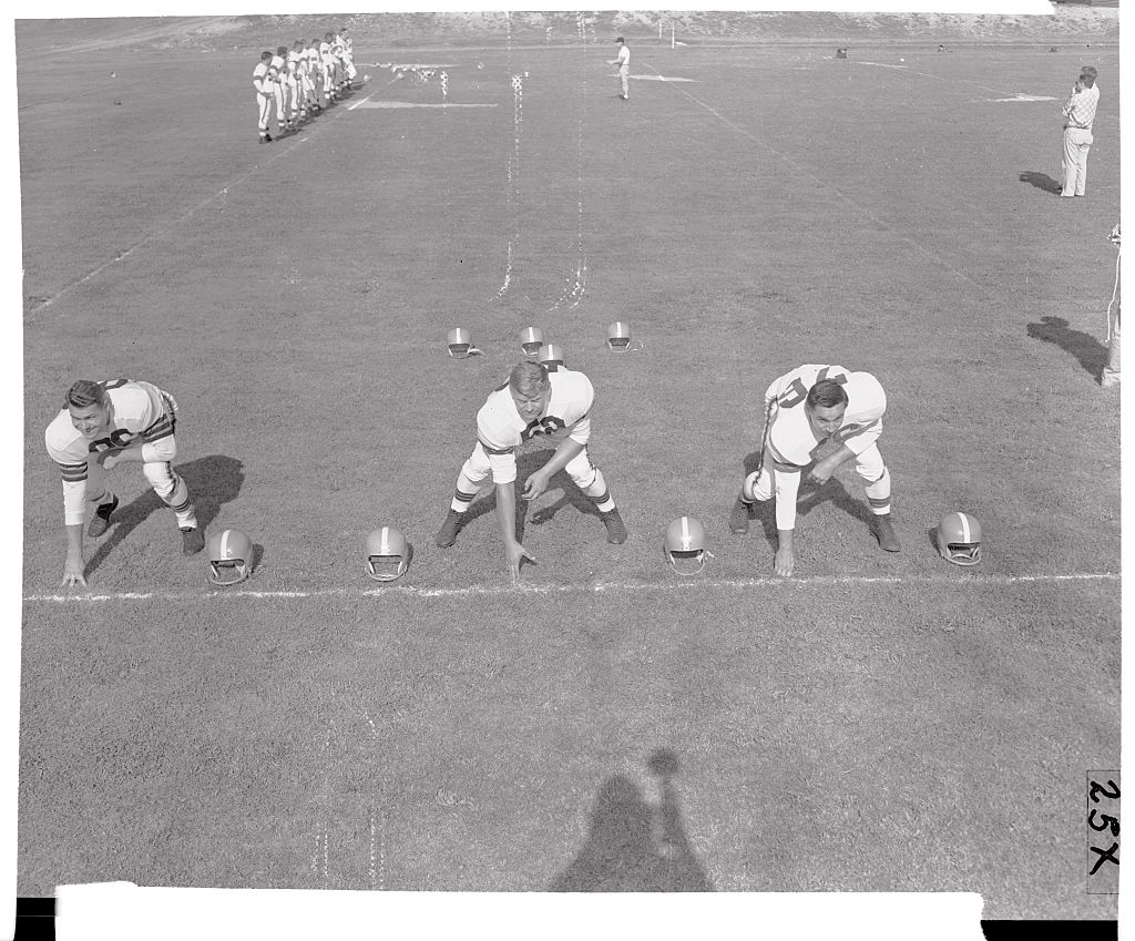 Frank Gatski-516478976 old school football