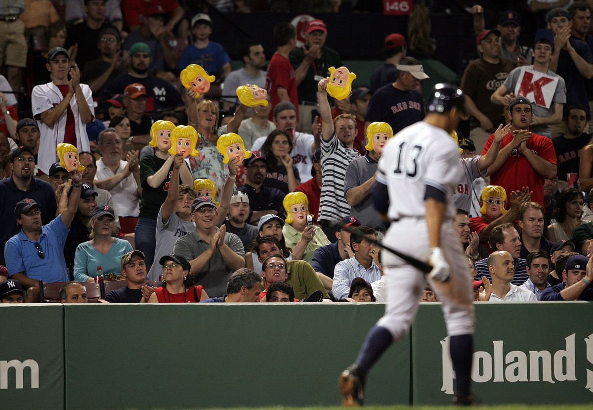 alex rodriguez blonde-74377282 Alex Rodriguez #13 of the New York Yankees strikes out in the eighth inning against the Boston Red Sox at Fenway Park June 1, 2007 in Boston, Massachusetts.