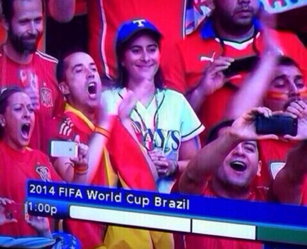 baseball fan world cup a baseball fan at a world cup game