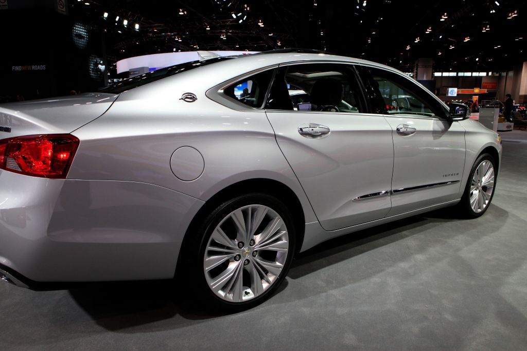 new Impala 2017 Chevrolet Impala is on display at the 109th Annual Chicago Auto Show