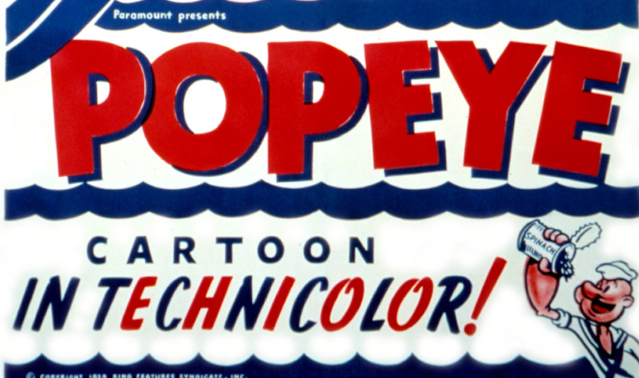 popeye poster popeye in technicolor