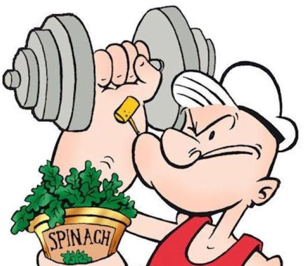 Popeye's Love For Spinach Is Due To A Mathematical Error Popeye's Love For Spinach Is Due To A Mathematical Error