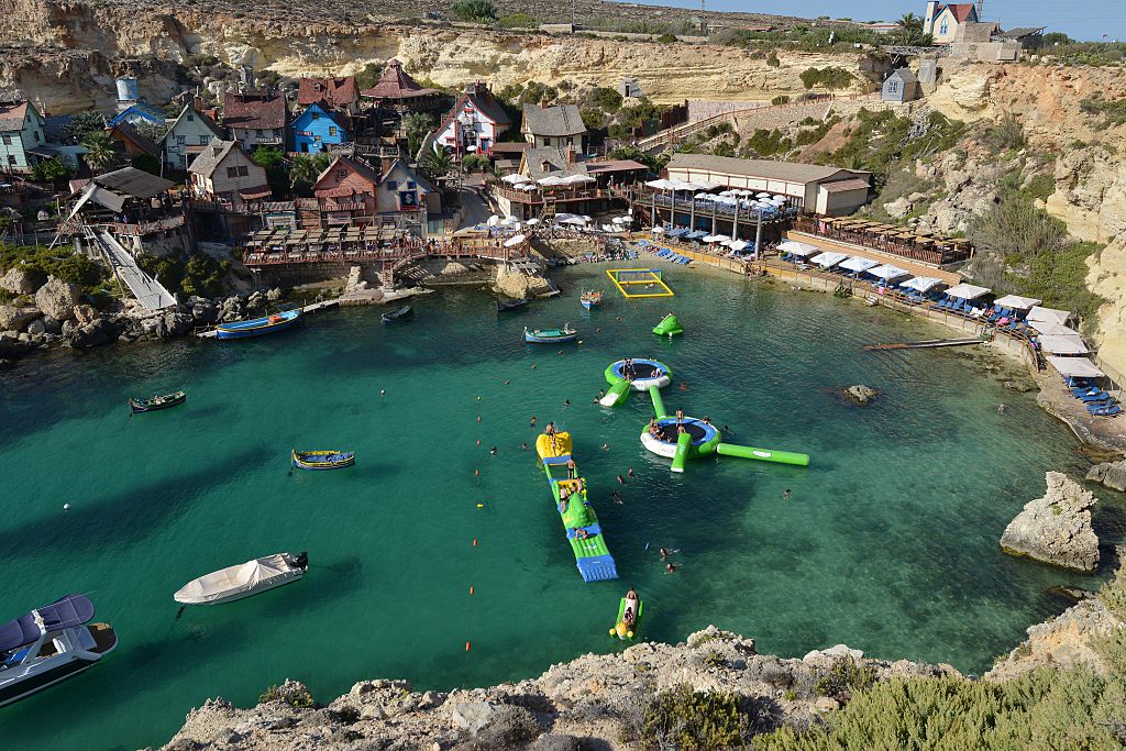Popeye Village In Malta Is A Major Tourist Attraction Popeye Village In Malta Is A Major Tourist Attraction