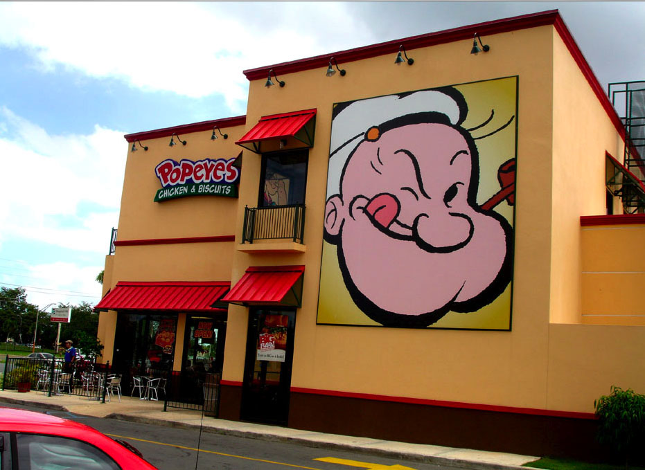 Popeyes restaurant Popeyes restaurant