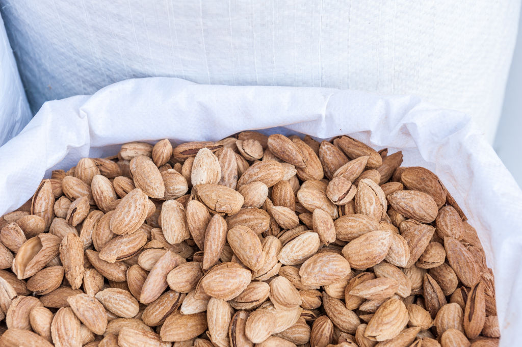 almonds 1026644002 almonds packed in a cloth