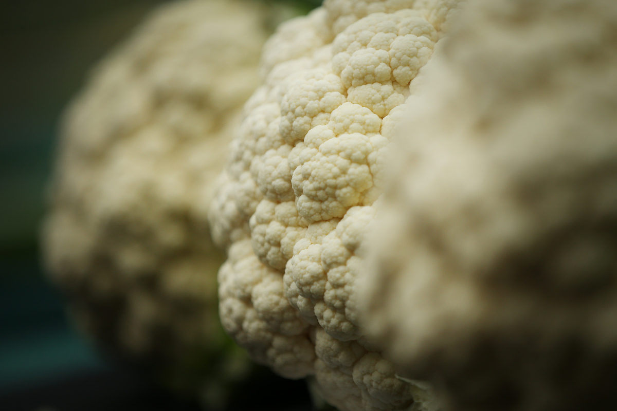 cauliflower - 183699684 Close-up shows cauliflower heads.