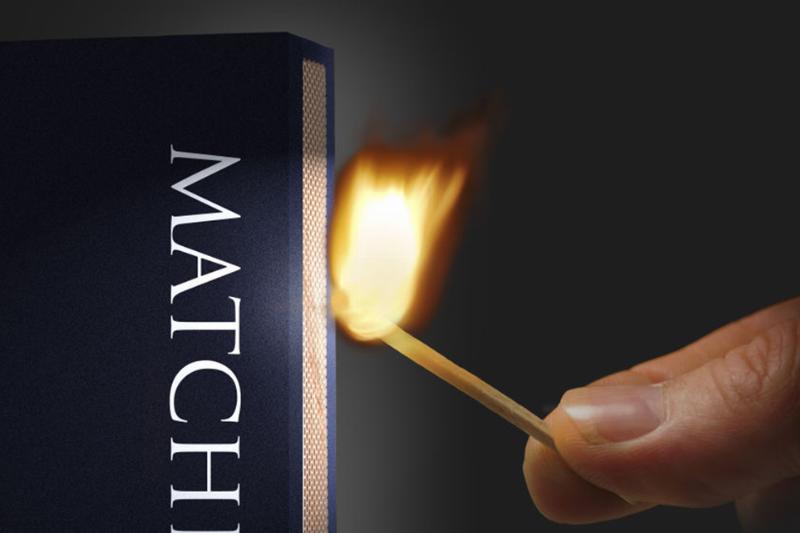 Keep Matches Dry -84708355 Striking a matchstick