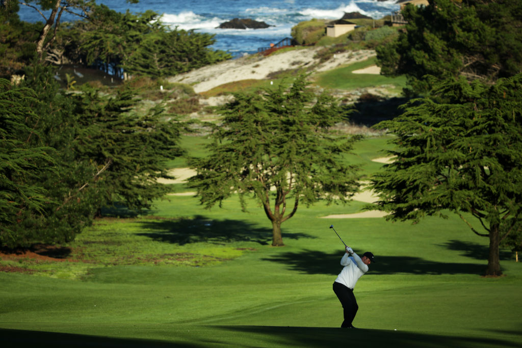 Spyhill third round of the AT&T Pebble Beach Pro-Am at Spyglass Hill Golf Course