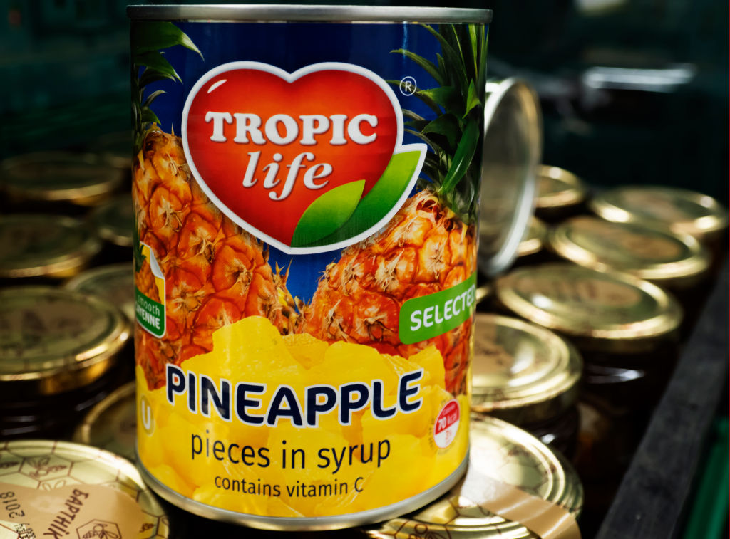 canned fruit 1166460754 canned pineapple pieces in syrup