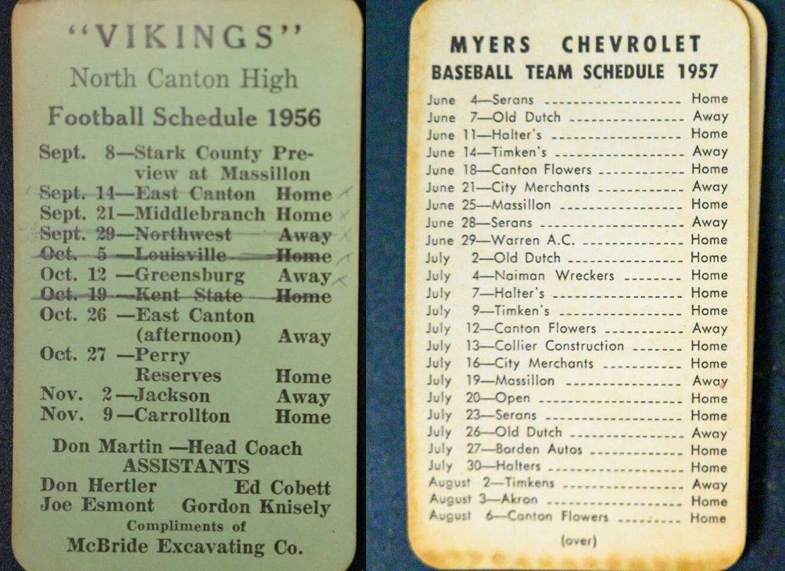 high school schedules for sports