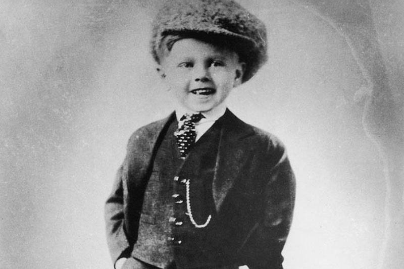 Mickey Rooney as a child