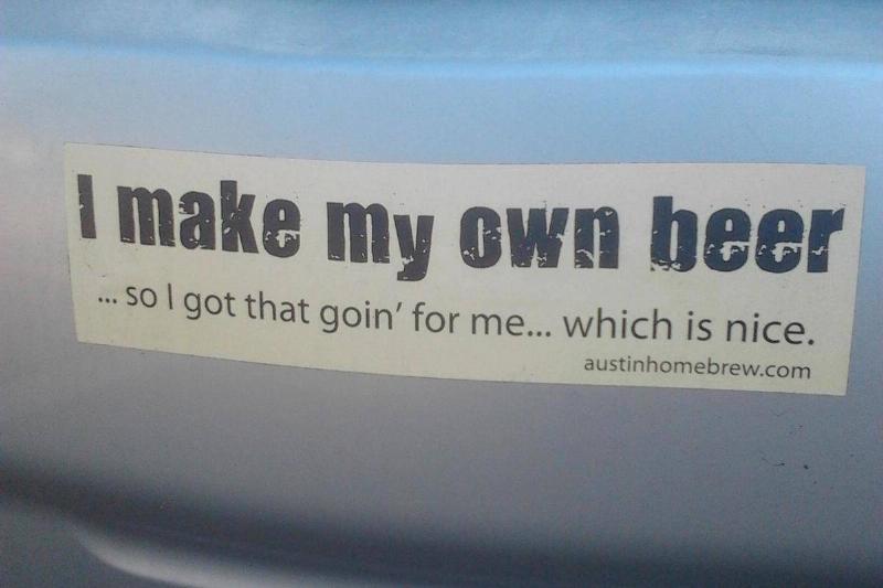 make my own beer I make my own beer bumper sticker