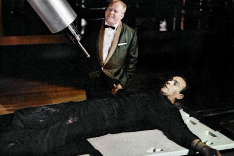 James Bond in Goldfinger 