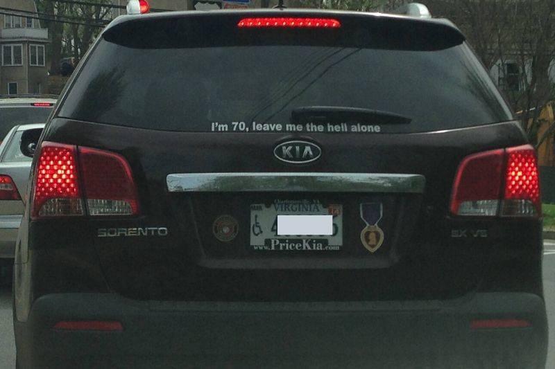 leave me alone leave me alone bumper sticker