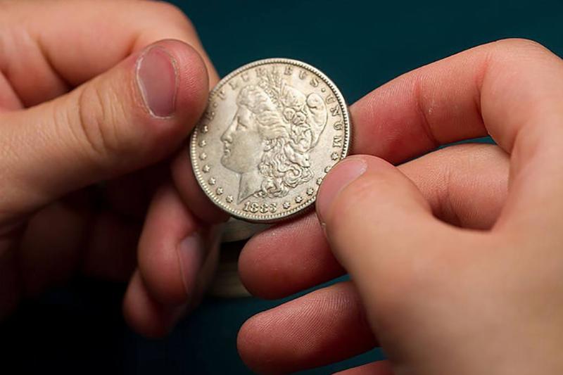 Morgan Dollars -112183025 Picture of a Morgan Dollar