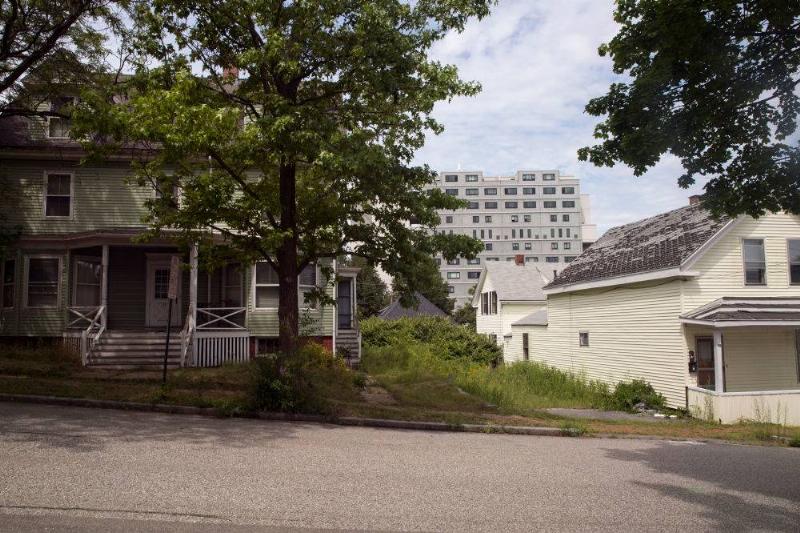 vacant Two vacant single-family homes