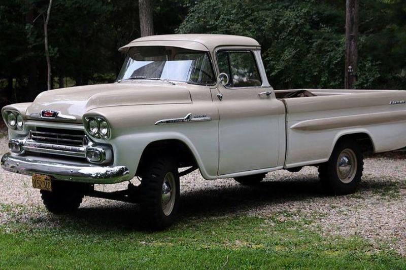 1958_Chevrolet_Apache_4WD_pickup_truck_(NAPCO) 1958_Chevrolet_Apache_4WD_pickup_truck_(NAPCO)