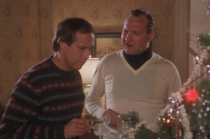 dickie Cousin Eddie and Clark Griswold appear in Christmas Vacation.
