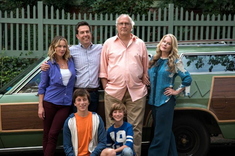 vacation movie Actors pose for a promotional still for the 2015 movie Vacation.