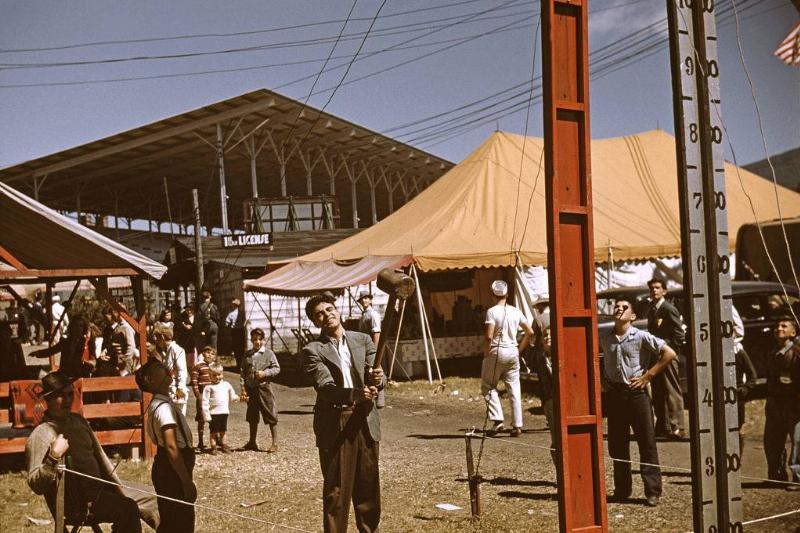 Man at a fair 