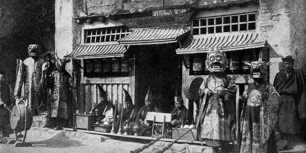 Picture of men in masks 