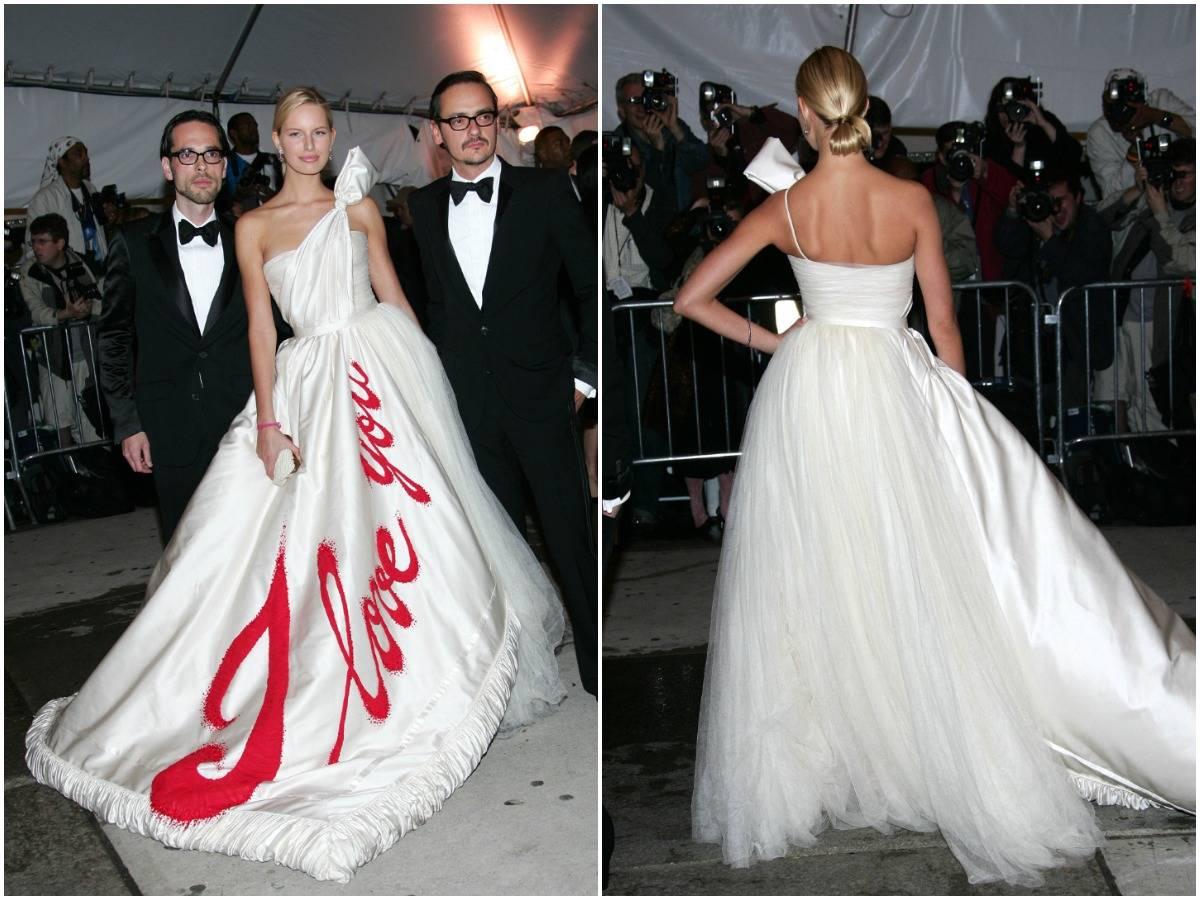 Karolina Kurkova  Karolina Kurkova shows off the front and back of her