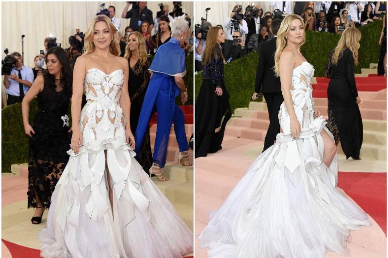 Kate Hudson Kate Hudson walks down the red carpet of the 2016 Met Gala.
