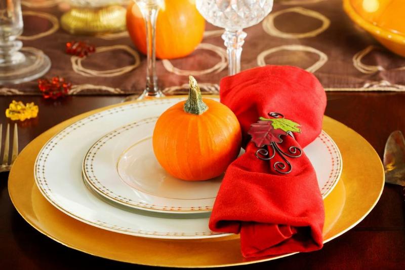 Thanksgiving table setting Thanksgiving table setting