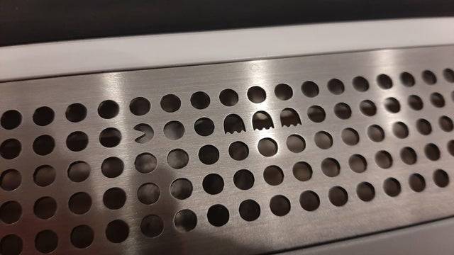 Pac-Man subway grate