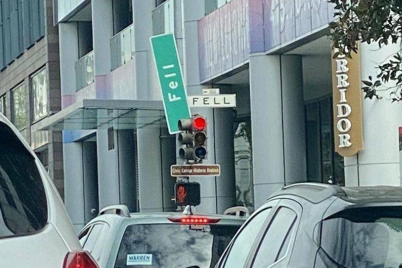 falling sign