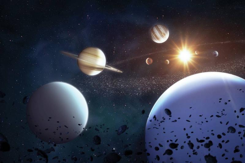 Solar System Illustration