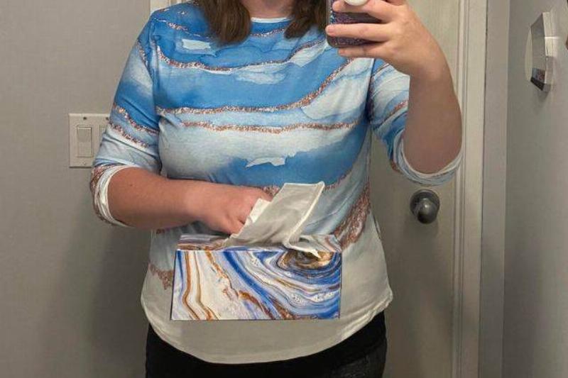tissue box tissue box matches shirt