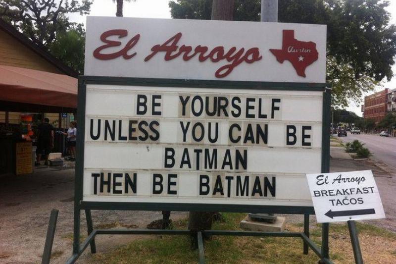 be batman