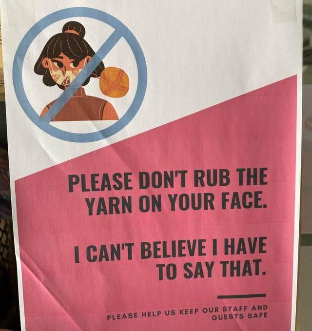 no face yarn