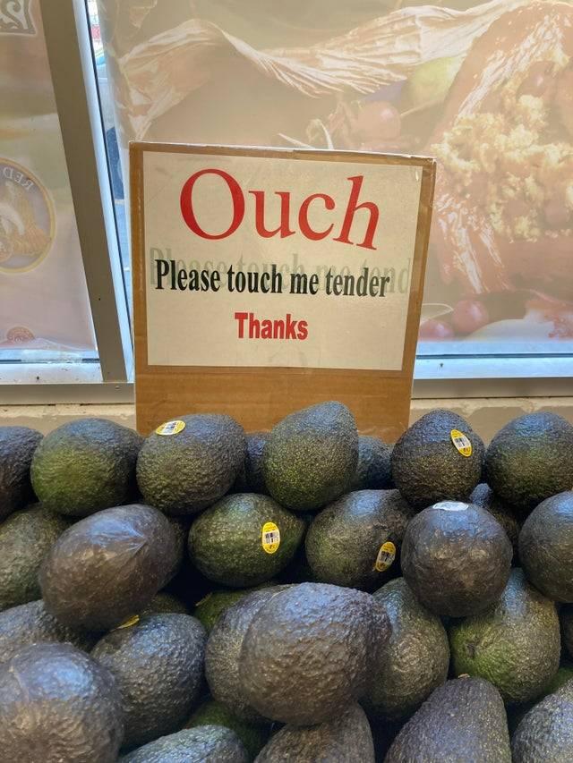 touch it tender