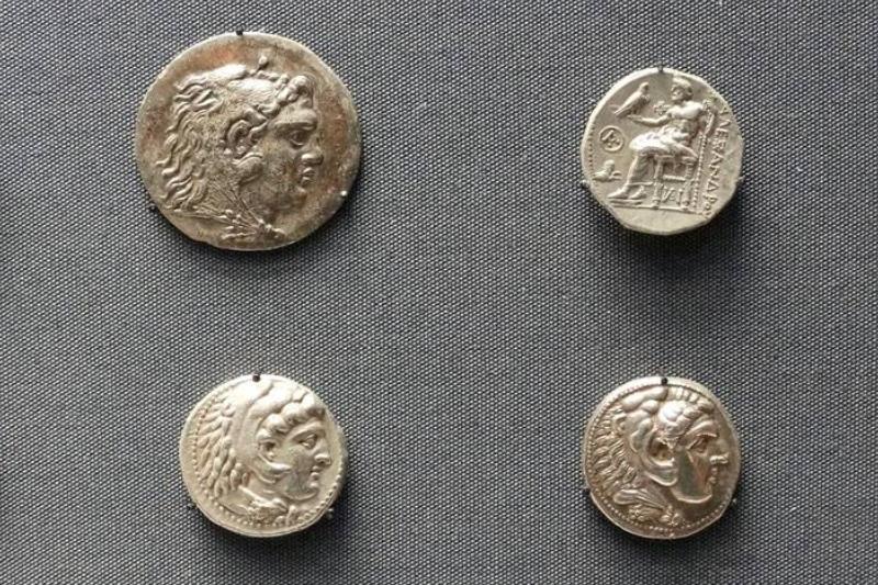 coins rome These ancient coins are from the reign of Alexander the Great.